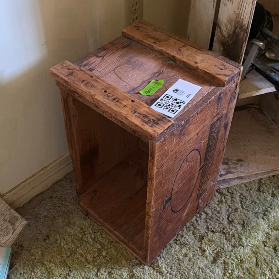 Three Wooden Advertising Crates - image 2 of 9
