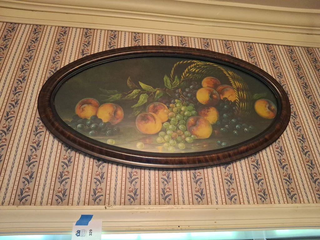 Oval Framed Fruit Still Life Wall Art - image 1 of 3