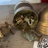 Vintage Metal Decorative Hardware and Lamp Parts - thumbnail 4 of 6