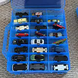 Assorted Die-Cast Toy Cars in Storage Case - thumbnail 1 of 30