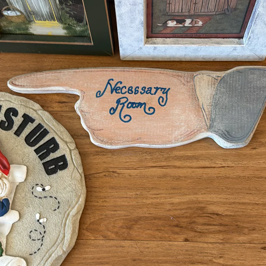 Bathroom-Themed Framed Art and Decorative Signs - image 7 of 7