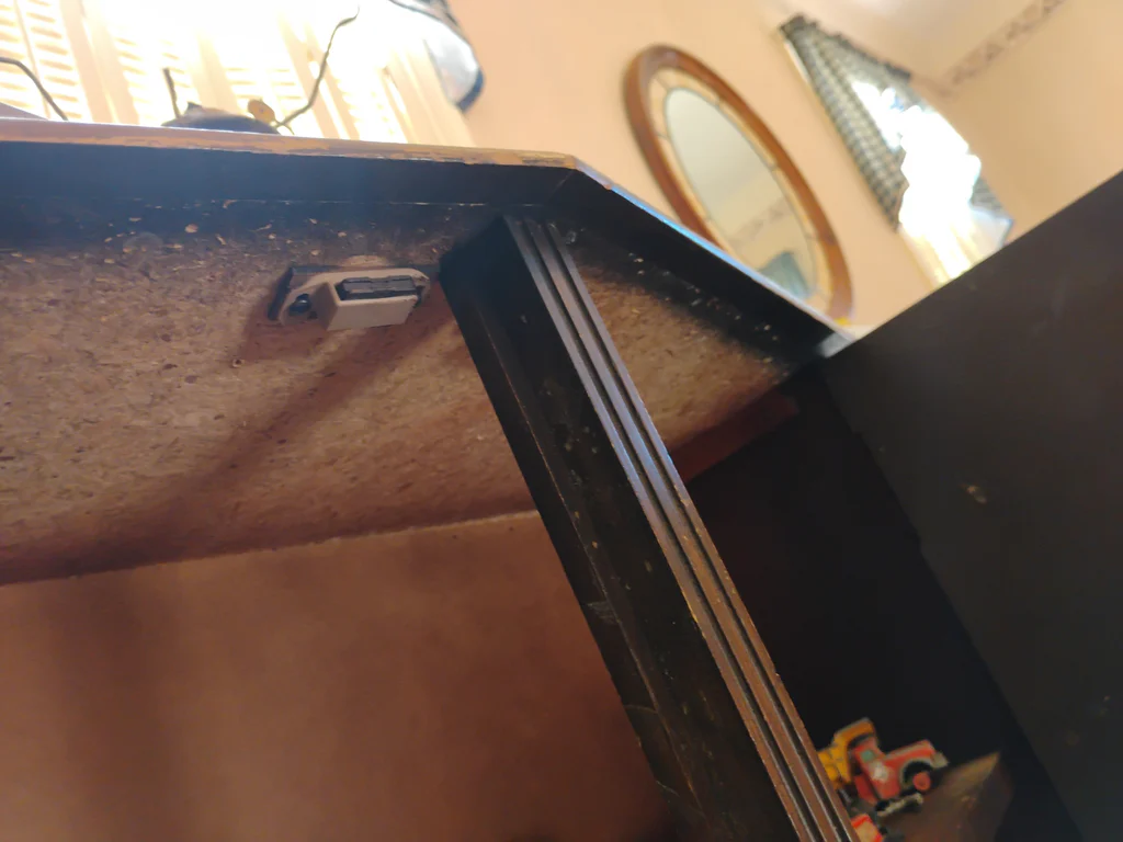Dark Wood Two-Door Storage Cabinet - image 5 of 11