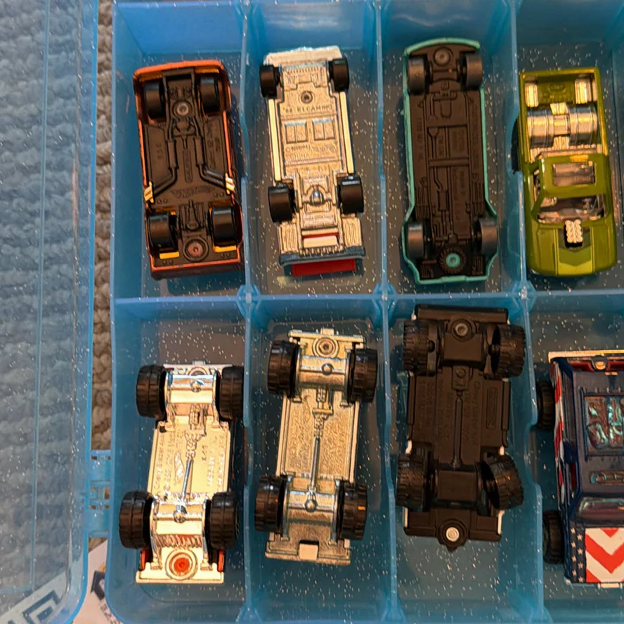 Collection of Die-Cast Chevy Toy Trucks and Cars in Storage Case - image 5 of 24