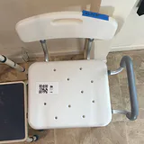 Adjustable Shower Chair and Step Stool with Handle - thumbnail 2 of 4