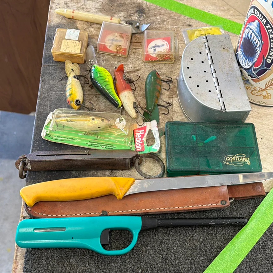 Vintage Fishing Tackle and Accessories Lot - image 7 of 8