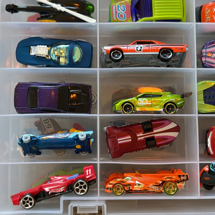 Toy Cars and Plastic Storage Case - image 3 of 24