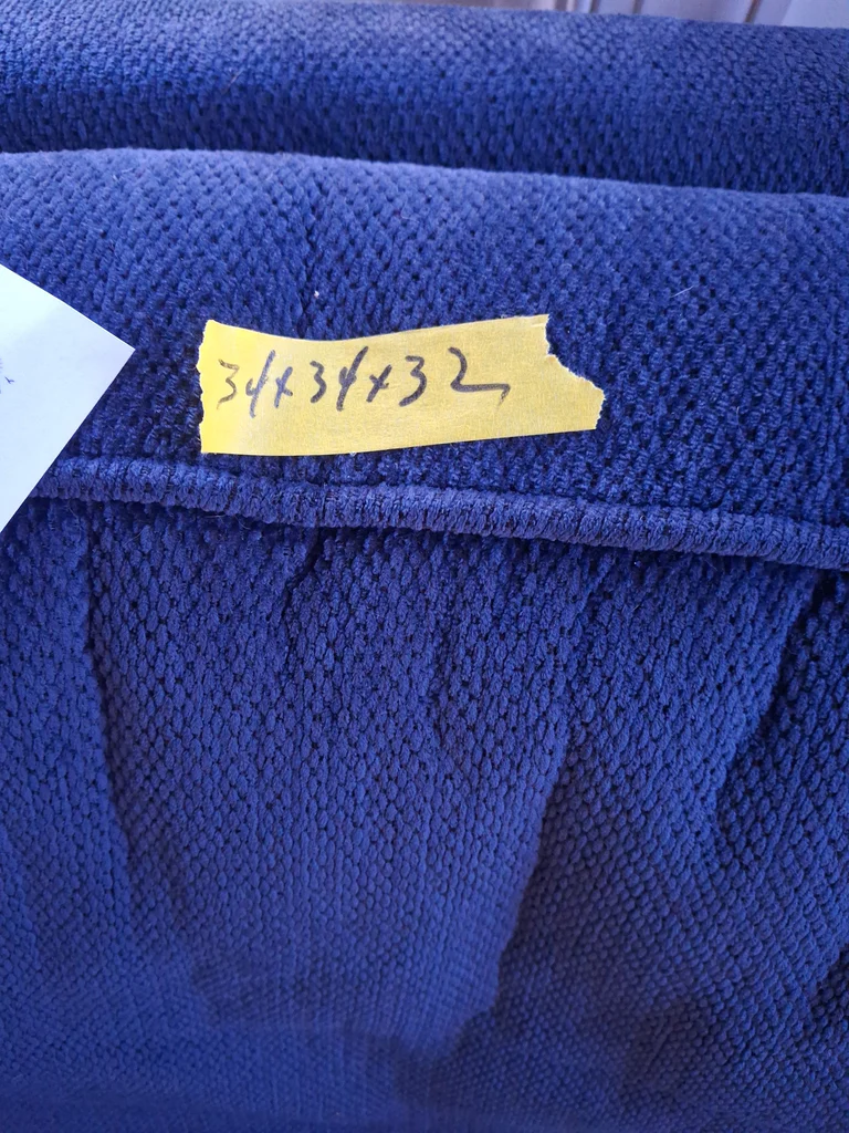 Blue Upholstered Armchair - image 7 of 11