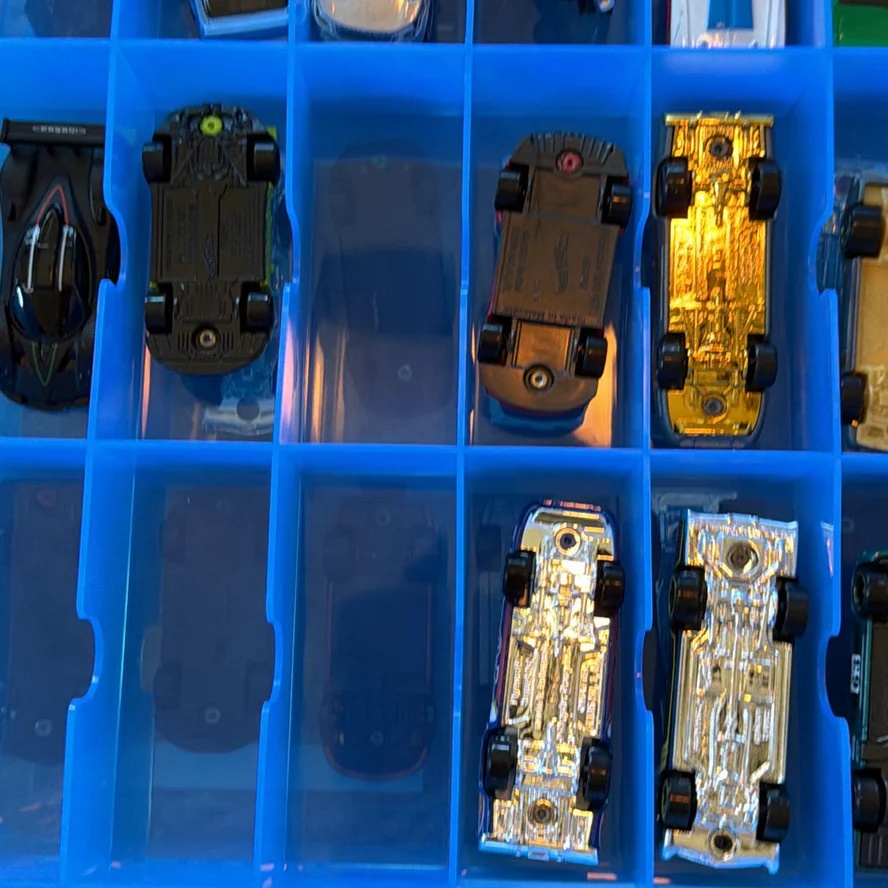 Toy Die-Cast Cars in Blue Storage Case - image 7 of 20