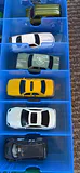 Collection of Die-Cast Toy Cars and Trucks in Storage Case - thumbnail 11 of 33