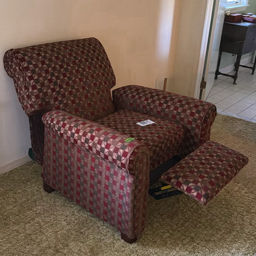 Upholstered Recliner Chair - image 3 of 8
