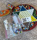 Chinese Checkers Game Set and Tin Noise Makers - thumbnail 1 of 5