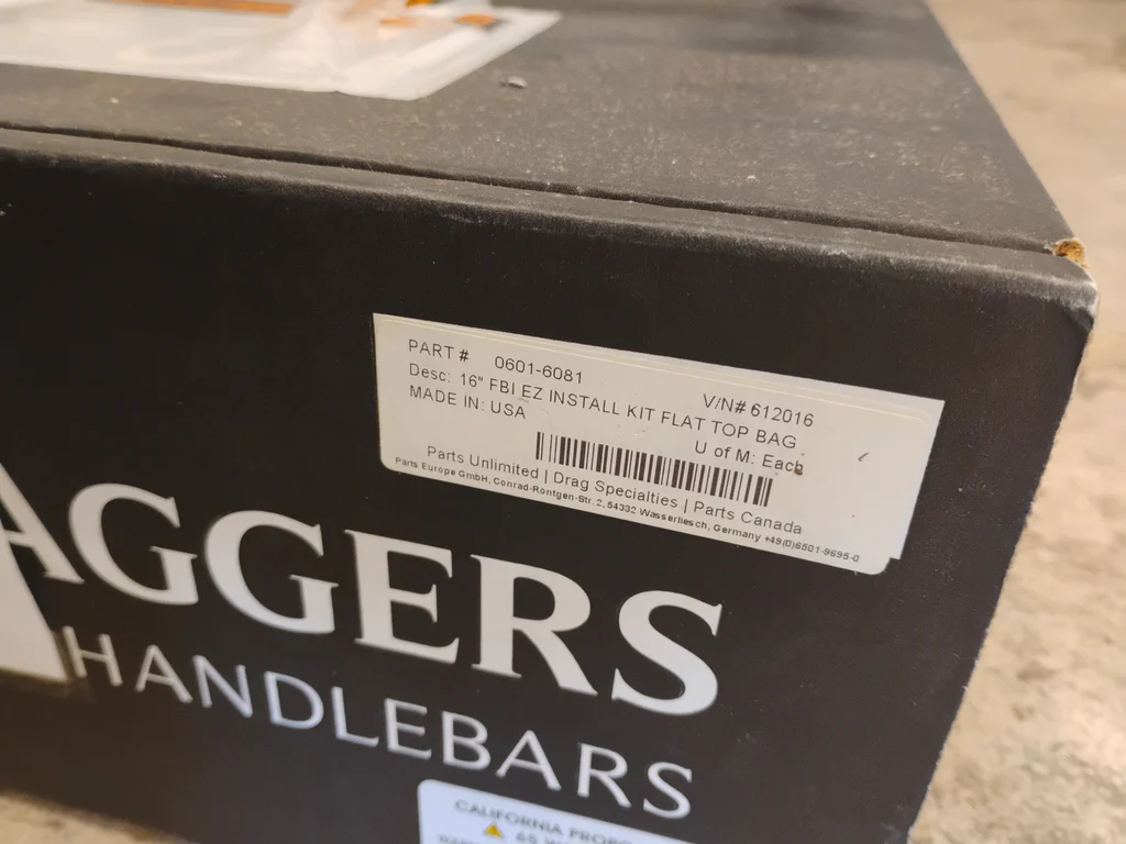 Fat Baggers EZ Install Motorcycle Handlebars Kit - image 6 of 7