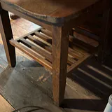 Vintage Wooden School Desk Chair Combination - thumbnail 3 of 7