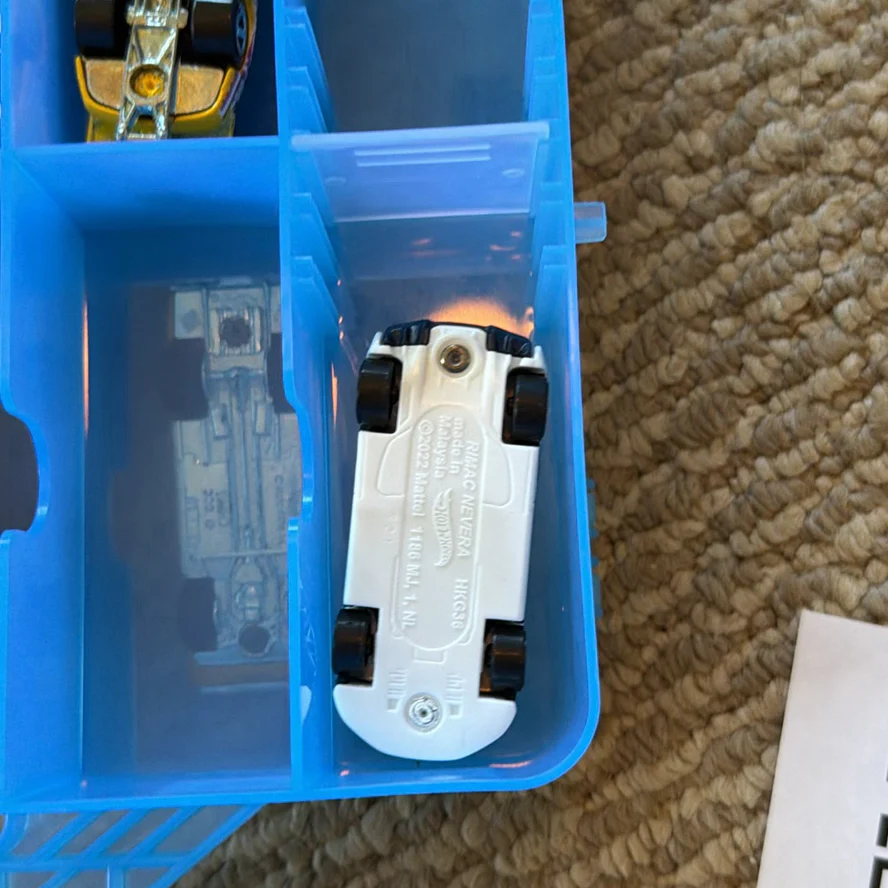 Plastic Storage Case with Die-Cast Toy Cars - image 9 of 22