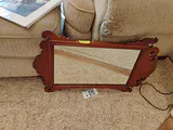 Chippendale Style Wooden Wall Mirror - thumbnail 1 of 5