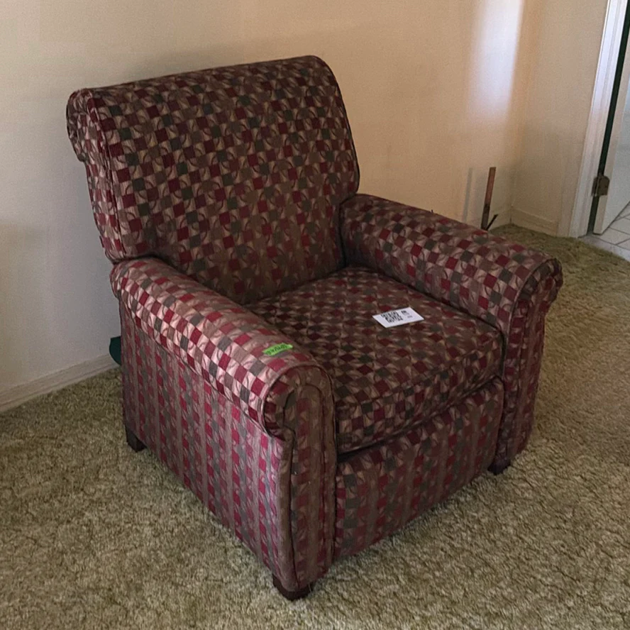 Upholstered Recliner Chair - image 2 of 8