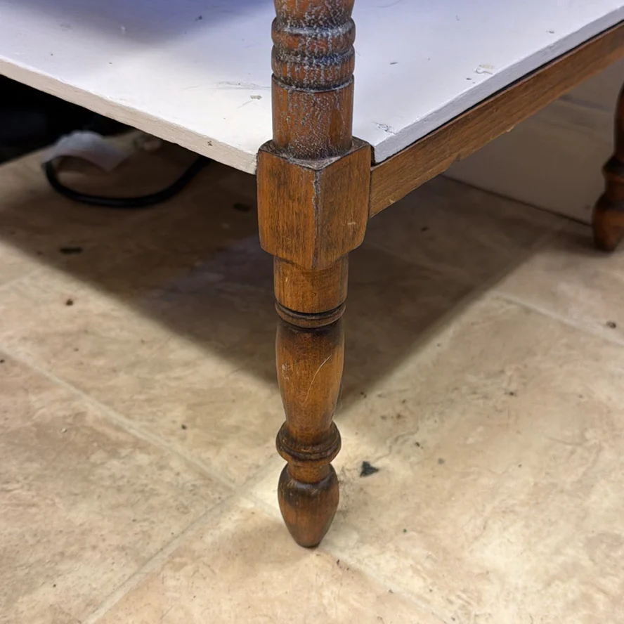 Wooden Side Table with Drawer and Shelf - image 5 of 9