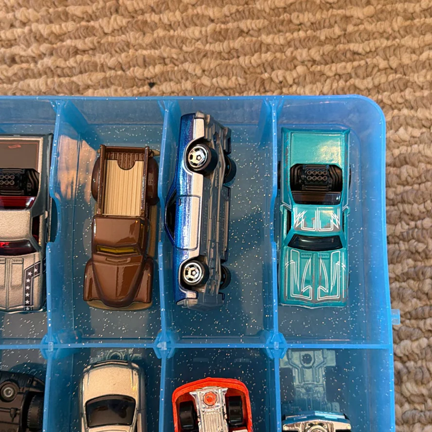 Collection of Die-Cast Chevy Toy Trucks and Cars in Storage Case - image 10 of 24