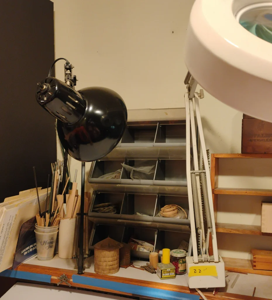 Art and Craft Workspace Supplies with Task Lamps and Storage Drawers - image 3 of 6