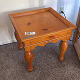 Wooden End Table - thumbnail 1 of 8
