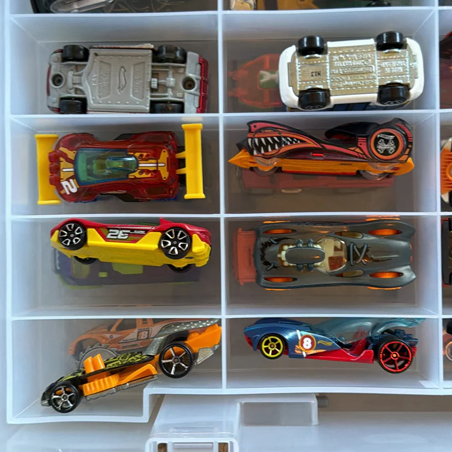 Plastic Storage Case with Die-Cast Toy Cars - image 14 of 28