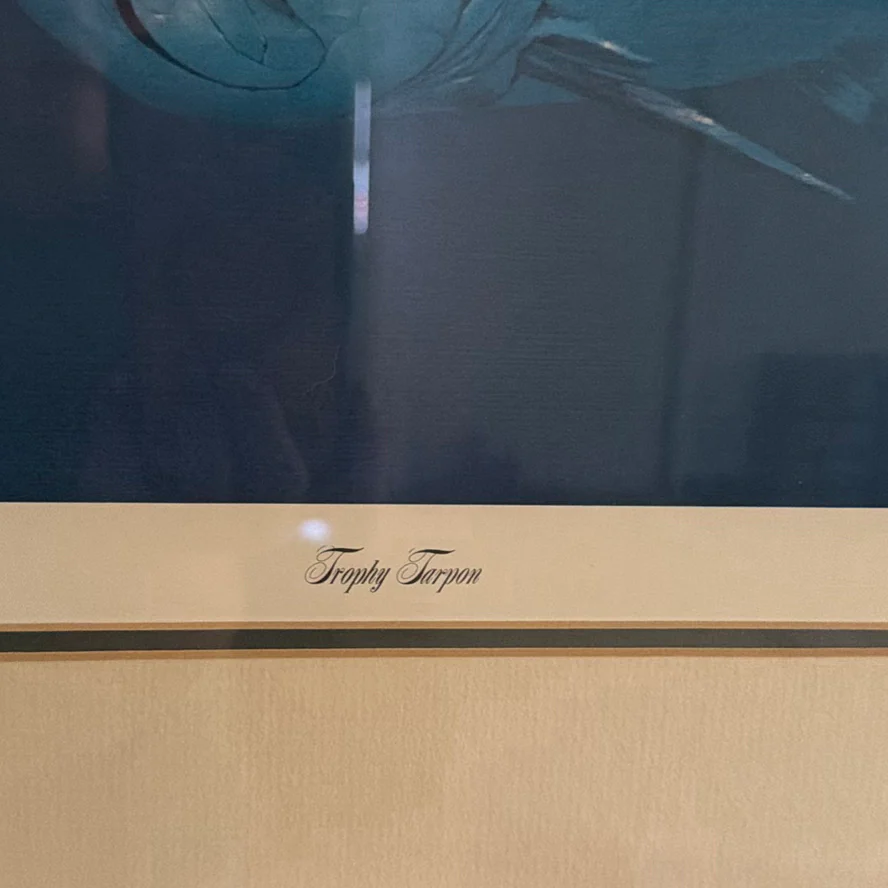 Framed "Trophy Tarpon" Limited Edition Print - image 3 of 8