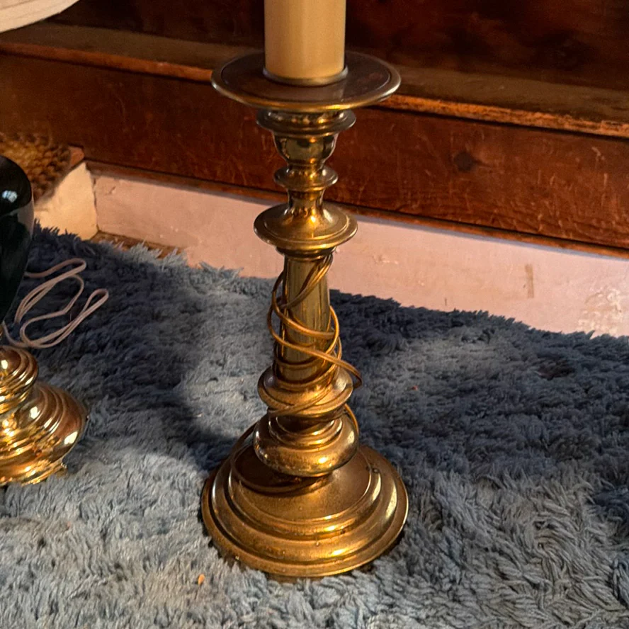 Three Lamps With Shades - image 4 of 11