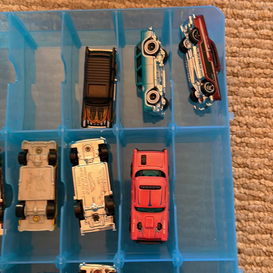 Collection of Die-Cast Toy Cars in Storage Case - image 8 of 10