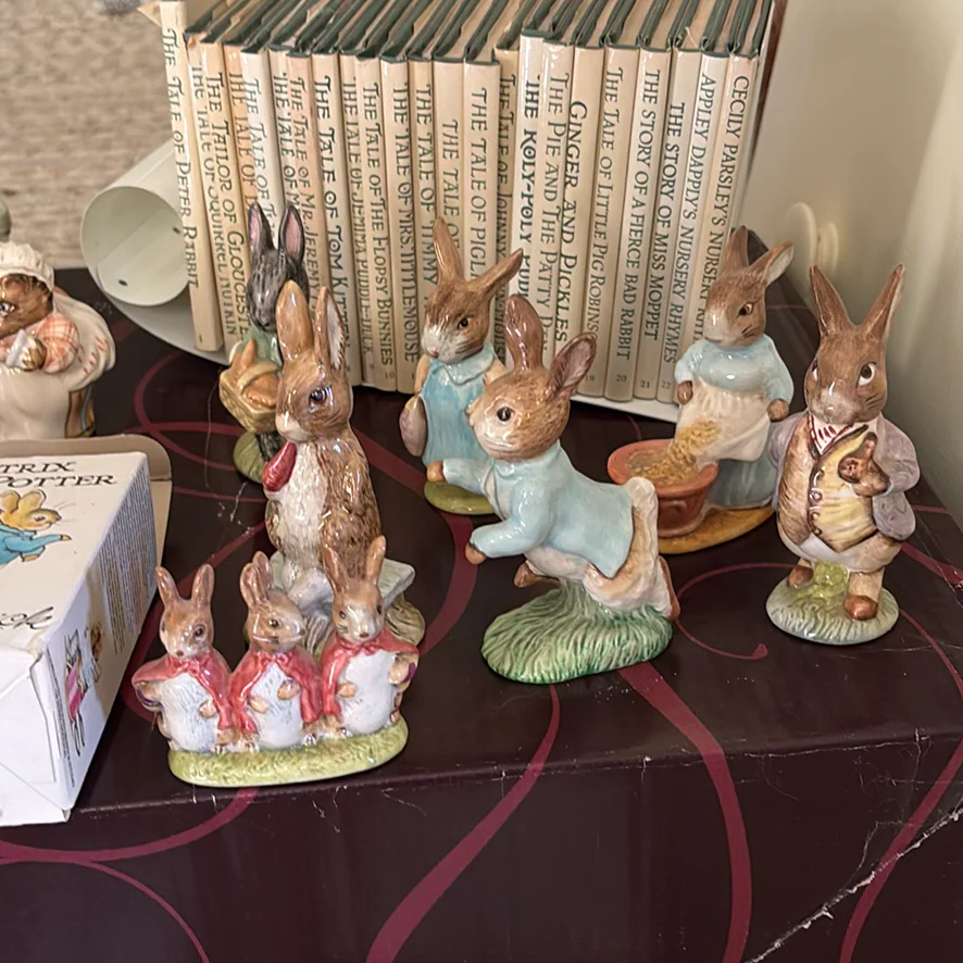 Beatrix Potter Figurines and Book Collection - image 4 of 12