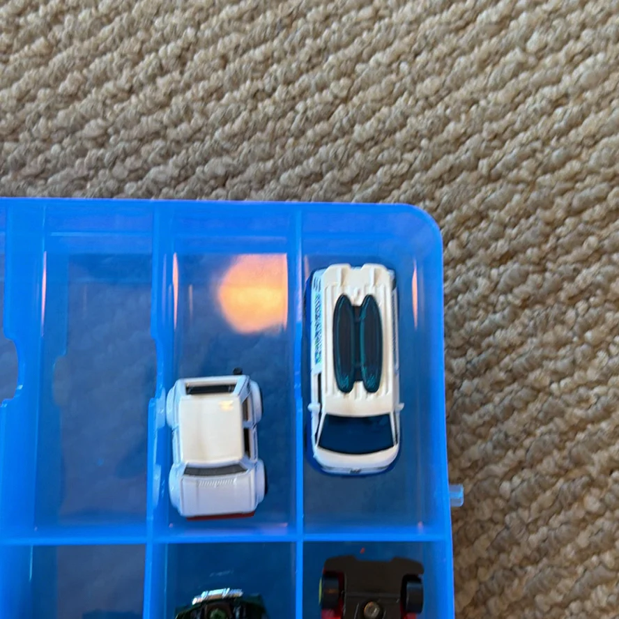 Toy Die-Cast Cars in Blue Storage Case - image 10 of 18