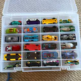 Die-Cast Toy Cars in Plastic Storage Case - thumbnail 1 of 26
