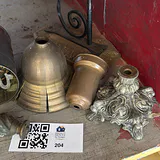 Vintage Metal Decorative Hardware and Lamp Parts - thumbnail 5 of 6