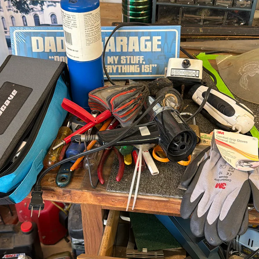 Hand Tools, Heat Gun, Gloves, and Workshop Supplies - image 2 of 16