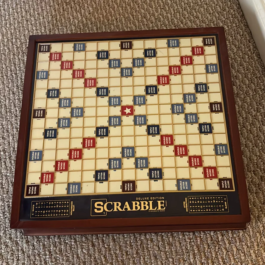 Scrabble Deluxe Edition Crossword Game - image 5 of 6