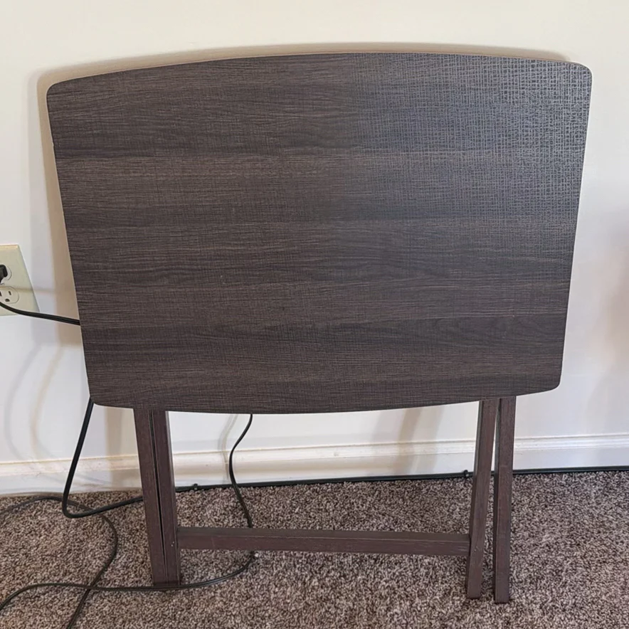 Adjustable Overbed Table and Folding Tray Table - image 2 of 7