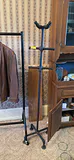 Clothing Rack, Leather Coat, Pipe Coat Rack Stand - thumbnail 3 of 13