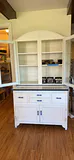 Vintage Cabinet Hutch with Glass Doors - thumbnail 4 of 7