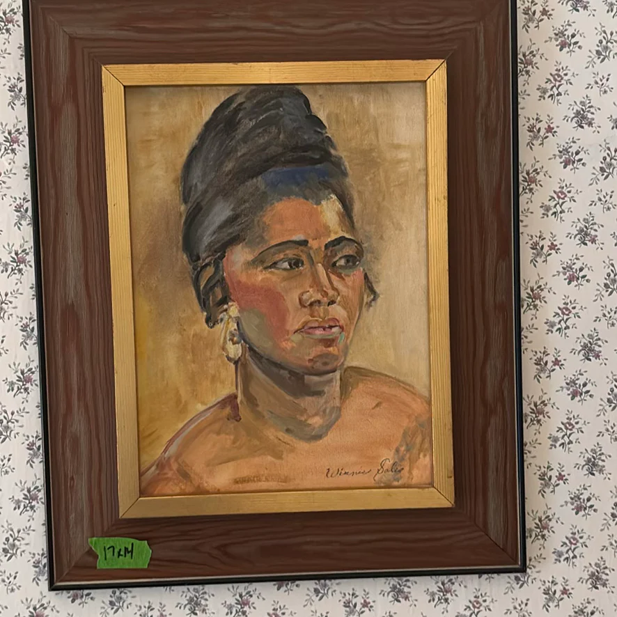 Framed Portrait and Child Paintings - image 3 of 11