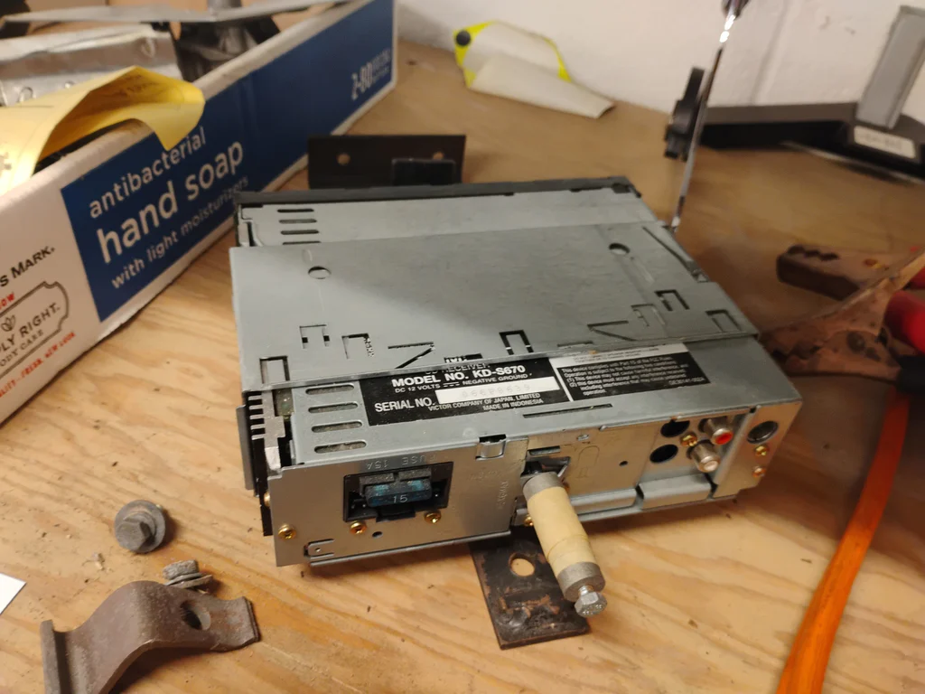 JVC Car Stereo Receiver and Assorted Automotive Parts - image 2 of 8