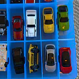 Die-Cast Toy Cars in Blue Storage Case - thumbnail 15 of 20