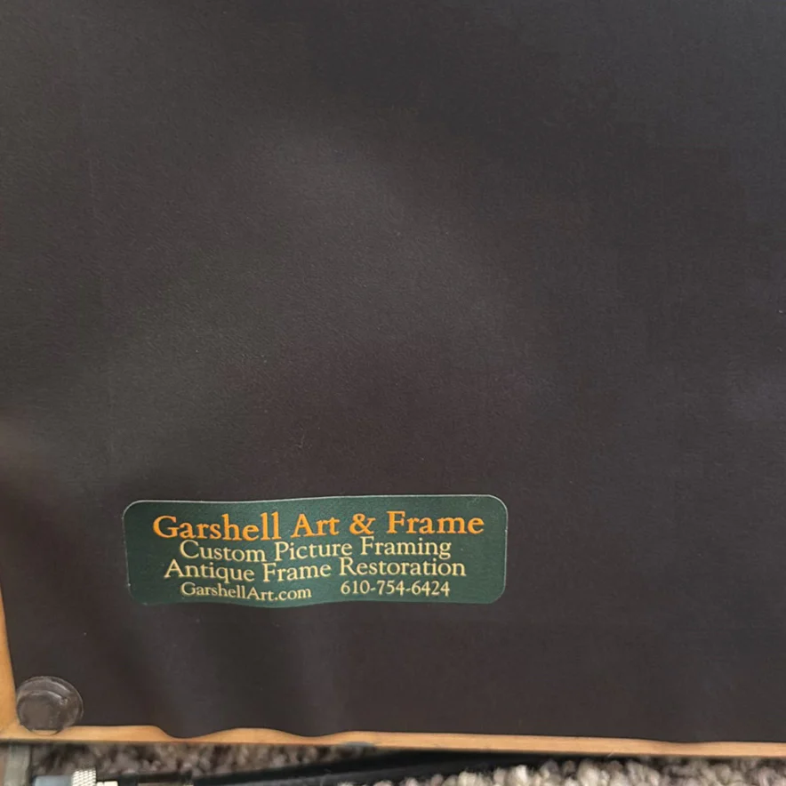 Framed Griesemer's Covered Bridge Print by Alice Gerhart - image 5 of 10