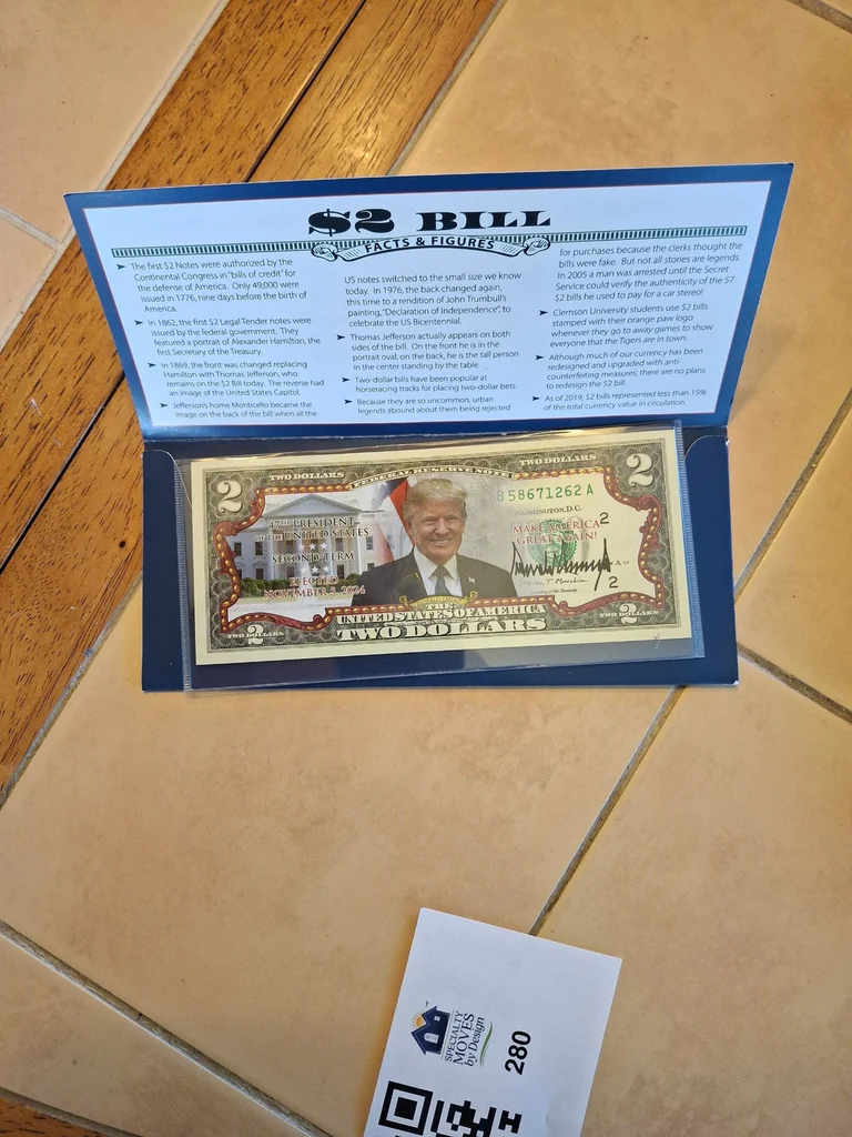 Commemorative Two Dollar Bill  - image 2 of 6