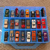 Die-Cast Toy Cars in Plastic Storage Case - thumbnail 1 of 24