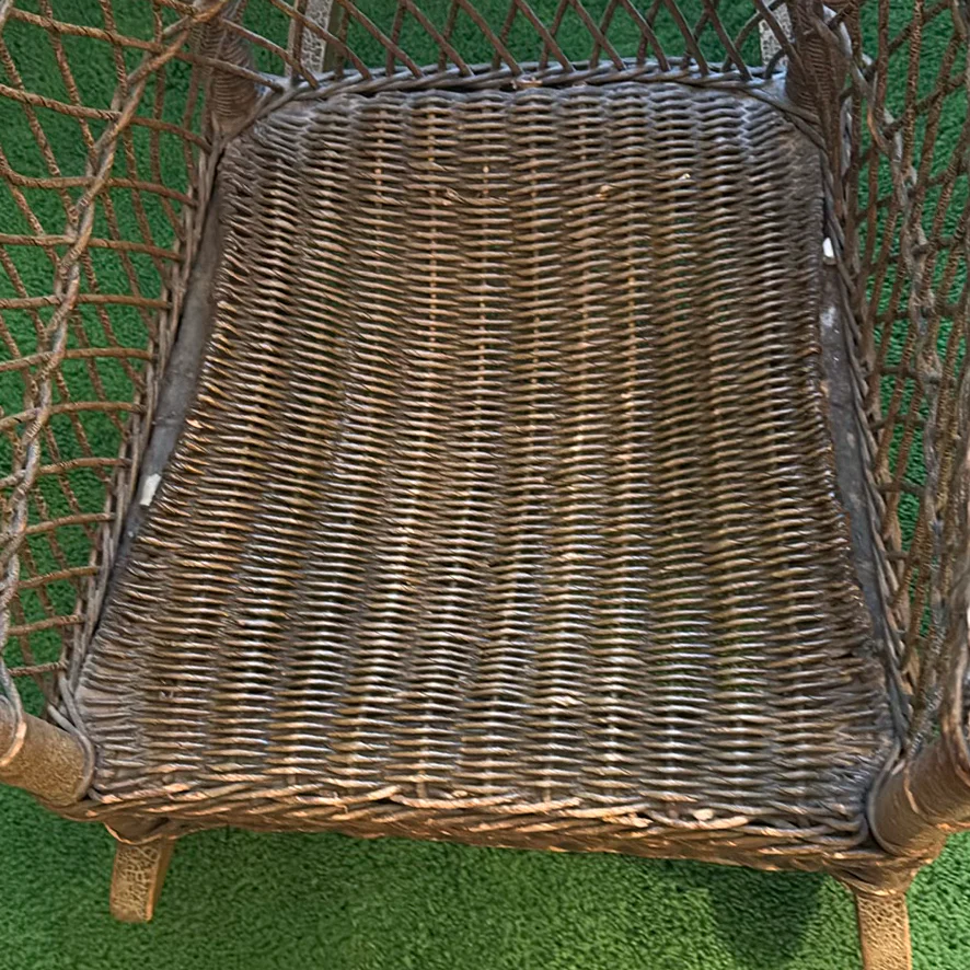 Vintage Wicker Rocking Chair - image 7 of 13