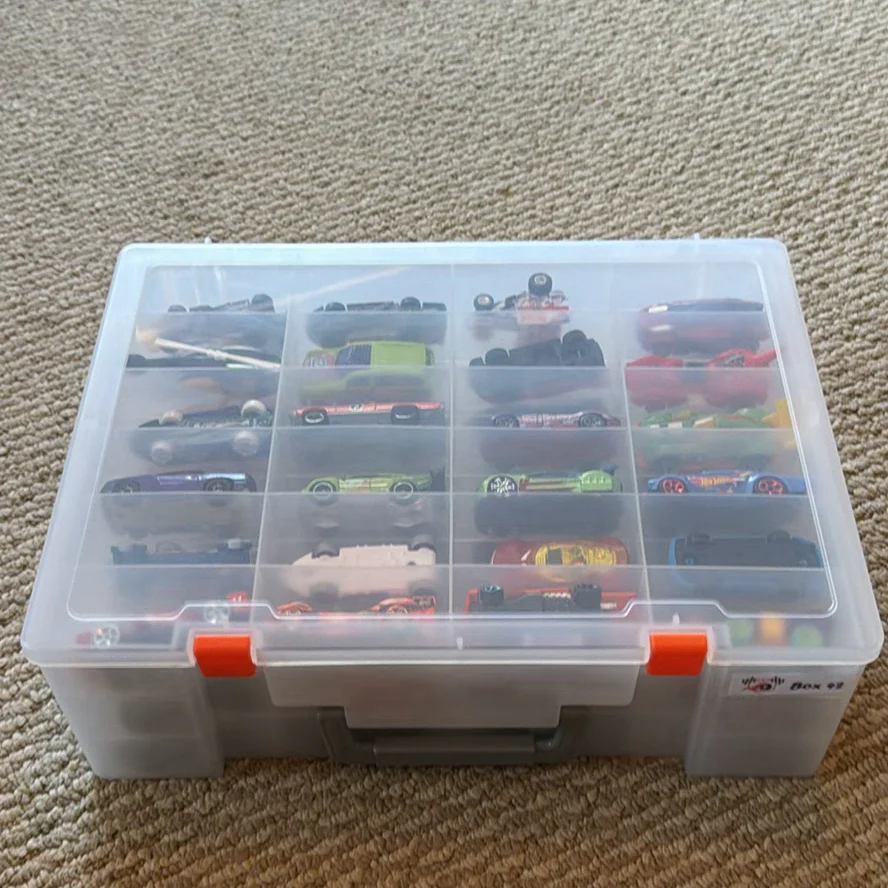 Toy Cars and Plastic Storage Case - image 2 of 24