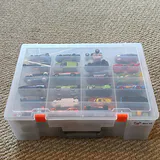 Toy Cars and Plastic Storage Case - thumbnail 2 of 24