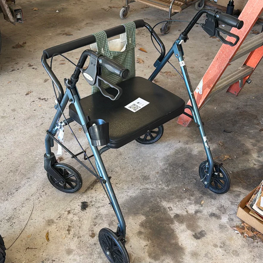 Drive Go-Lite Rolling Walker with Seat - image 1 of 4