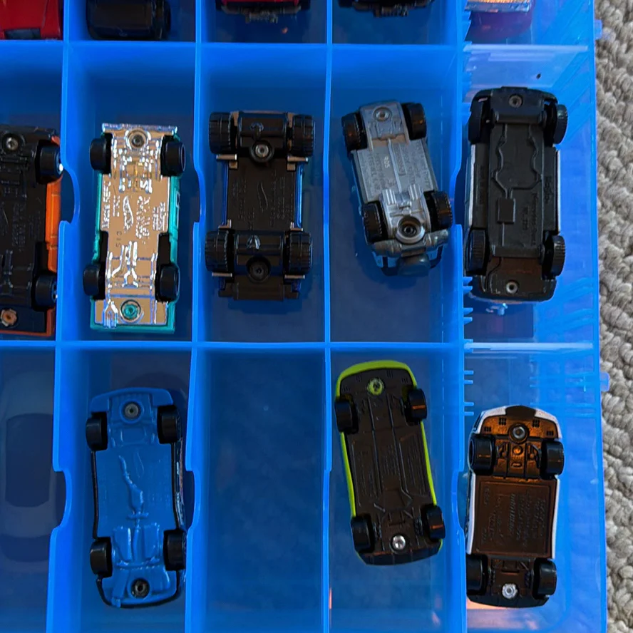 Die-Cast Toy Cars in Blue Storage Case - image 14 of 18