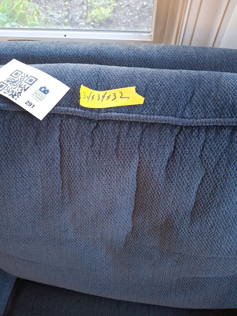 Blue Upholstered Armchair - image 11 of 11