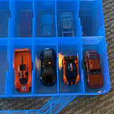 Die-Cast Toy Cars in Blue Storage Case - thumbnail 10 of 11